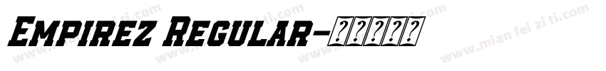 Empirez Regular字体转换